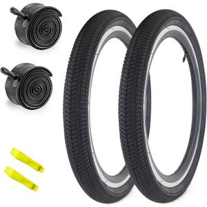 2 Pack Kids Bike Tire 16x2.125  Folding Tire for Kids Bikes Compatible Fits Most Kids Bikes