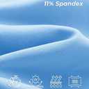 Boladeci Women's Golf Polo Shirts Short Sleeve UPF 50+ Sun Protection 4-Button Tennis Collared Shirts (Blue, S)