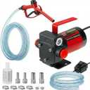 110V AC Gasoline Fuel Pump Kit, Self-priming Fuel Transfer Pump, Reversible Pumping, Overheat Protection, Explosion-proof, Suitable for Gasoline, Diesel, Mineral Oil, Kerosene