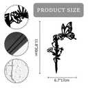 Pigort Butterfly Yard Patio and Garden Decoration-Metal Outdoor Yard Patio and Garden Decoration-Durable, Yard Decor (Butterfly)