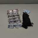 NORPERWIS Reading Glasses 6 Pairs Quality Readers Spring Hinge Glasses for Reading for Men and Women (6 Pack Mix Color -3, 1.00)
Amazon's Choice