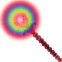 ArtCreativity Light Up Swivel Spinning Pixel Wand, 13.5 Inch LED Spin Toy for Kids, Batteries Included, Great Gift Idea for Boys and Girls, Unique Birthday Party Favor, Carnival Prize (Medium)