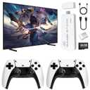 AQHH 2025 Retro Gaming Console, Retro Game Stick with 4K HDMI, Classic Video Games, Upgraded Dual 2.4G Wireless Controllers 64GB