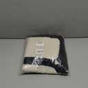 Black White Geometric Tufted Decorative Throw Pillow CoverChunky Boho Minimalist Modern Pillow CaseMid Century Woven Abstract Pillow Sham for Bed Couch Living Room18x18 inches, 1PCS