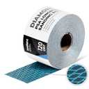 toolant Diamond Shape 120 Grit Sandpaper Roll, 2-3/4" Wide 10 Yard Longboard Self Adhesive PSA Stickyback Sand Paper for Woodworking, Metal, Plastic, Automotive, Sanding Blocks