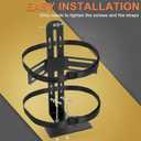 Water Cooler Mount Rack, 5 Gallon Steel Water Cooler Bucket Holder for RV Truck Cart UTV Mower Landscape Trailer ( No Included Water Cooler )