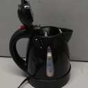 Electric Kettle, 150W 1L Black Road Hot Water Boiler Stainless Steel Liner Auto Shut Off Tea Kettle Car Cigarette Plug 12V, Fast Boiling for Sedans SUVs