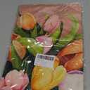 Louise Maelys Welcome Spring Garden Flag 12x18 Double Sided Vertical, Burlap Small Tulip Flower Yard House Outside Outdoor House Hello Summer Seasonal Decoration
