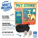 Play Couch Panel for Kids, Pet Store Role Play Cover for Modular Foam Sofa, Fits Nugget & Similar Kids Couches, Doorway/Play Couch Accessory (Pet Store)