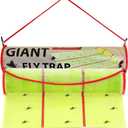 W4W, Giant Sticky Fly Trap Roll - MAX Strength - Outdoor/Indoor - Non Toxic - for Flies and Other Bugs (2 Pack- Contains 2 Giant Fly Rolls)