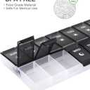 XL Weekly Pill Organizer 2 Times a Day, Fullicon Extra Large Daily Pill Cases Oversized AM PM Pill Box Twice a Day for Vitamin/Fish Oil/Pills/Supplements