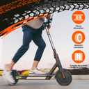 Relibupdater 8.5 Inch Electric Scooter Tire,8 1/2 x 2 Replacement Tires & Inner Tubes，50/75-6.1 Off Road Tire Compatible with okai/Gotrax GXL V2 Thicker Inflatable Scooter Replacement Wheels
