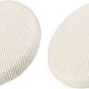 uxcell 2pcs Upgraded Round Bar Stool Covers, Round Chair Covers Dia.12-14", for Bar Stool Slipcovers White