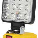 LED Work Light for Dewalt 20V Li-ion Battery, ZDOZITZ 18W 5400LM Work Light for Dewalt 18V XR Battery with Type-C & USB Charging PortTool Only