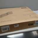 unipaws 36" H Free Standing Pet Gate for Dog Cat, Tall Wooden Dog Gates for Doorway, Stairs, Foldable Pet Fence for The House, Expandable Dog Barrier, Indoor Use, Espresso