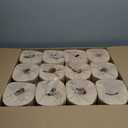 Reel Premium Recycled Paper Towels- 12 Rolls, 2-Ply Made From Tree-Free, 100% Recycled Paper - Eco-Friendly, Hypoallergenic and Zero Plastic Packaging