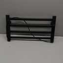 Electric Towel Warmer with Timer,4-Bar Towel Drying Rack,Wall-Mounted Towel Dryer,for Home Bathroom Black,White,48x25cm. (Black Right)