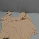 PUMIEY Bodysuit for Women Sleeveless Backless Tank Top Sharp Collection, 2XL, Beige