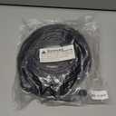 CAT 6 Shielded 50 ft Ethernet Cable, Indoor High-Speed (SFTP) 10Gbps Snagless Shielded Ethernet Cable 50 ft for Internet, Router, Computer, PlayStation, Xbox, POE Camera, Printer - Black