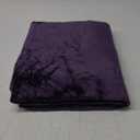 Fleece Throw Blanket for Couch, Luxury Plush Cozy Fuzzy Blankets Microfiber, Super Soft, Warm, Lightweight, Sofa, Travel, Camping, All Seasons Suitable, 50x60 Inches (Purple)