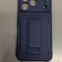 for iPhone 17 Pro Case Wallet with Card Holder (4-5Cards) +1 Privacy Screen Protector,[RFID Blocking][Kickstand][Military Drop Protection] Full Camera Protection Wallet Case for iPhone 17 Pro (Blue)