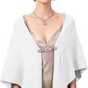 Pashmina Shawl Wraps for Women Poncho Shawl Knit Cape Cashmere Wrap for Evening Dresses and Daily Wear.