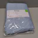 ROYALE LINENS 300 Thread Count 100% Long Staple Combed Cotton Fitted Sheet Queen - Super Soft Deep Pocket Bottom Sheet - Fitted Sheets Only - Elastic Sheets (Queen, Lake Blue)