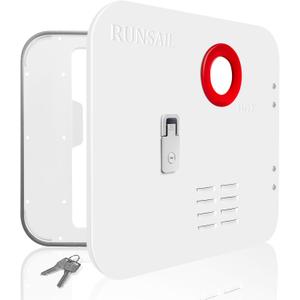 RUNSAIL® RV Tankless Water Heater Door,15 x 18 Inches White Door Kit, Only Suitable for RUNSAIL RV Doorless Water Heater