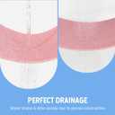 Hargiis Non-Slip Bathtub Mat, 2 Pack Anti Slip Shower Mat, Fast Drying Bathtub Mats, Foot Scrubber Mat, Anti Slip Mat for Tub, Floor, Bathroom, Kitchen, Home, Hotel (Pink 24"×16"+24"×16")