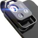 Phone Microscope with CPL Lens/LED Light, Nano Zoom 200X Pocket Microscope Camera Attachment with Universal Clip for Most iPhone/Andriod Phone - The Best Gift to Enjoy Microworld for Kids and Adults (Black)