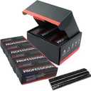 CKAuto 4 Boxes, 960 Pcs, 0.25oz, Black, Adhesive Stick on Wheel Weights, EasyPeel Tape Automobiles, Trucks, SUVs & Motorcycles, Low Profile, 60oz/box, U.S. OEM Quality, Valued Pack Perfect For Garages