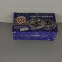 NOKINS Golf Cart SS Wheel Covers Hub Caps for Most Golf Carts 8 inch(Set of 4) (chrome - Silver)