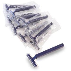 Freshscent (144 Pack) Individually Wrapped Twin Blade Razors with Clear Safety Cap, Disposable, Bulk Packed, Sold by the Case Freshscent (144 Pack) Individually Wrapped Twin Blade Razors with Clear Safety Cap, Disposable, Bulk Packed, Sold by the Case
