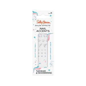 2 x Sally Hansen Salon Effects Nail Accents | Easy to Use, No Commitment, Mix and Match Designs | Nail Art Decals for Polish or Bare Nails | Free to Be