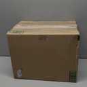 Globe Electric 20" Table Lamp, Matte Black, White Fabric Shade, Rotary Switch on Socket, 5-Foot Black Cord, Bedroom, Home Dcor, Nightstand