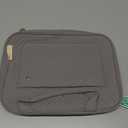 BAGSMART Toiletry Bag Travel Bag with Hanging Hook, Water-resistant Makeup Cosmetic Bag Travel Organizer for Accessories, Shampoo, Full Sized Container, Toiletries (Medium-Grey)