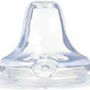8 Pack Nuk Clear Silicone Replacement Spouts