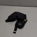 Airplane Head Strap 3D Eye Mask, Travel Pillow Alternative for Long Flight, Travel Essentials 360° Support Sleep Head Hold, Stop Bobblehead, Ultra-Compact Lightweight, Black