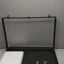 Black 34 in X 22 in, Card Show Display Case Large Aluminum, Trading Card Display Case Suitable for Sports Card/ TCG/ Jewelry Collection, 1-Year Coverage