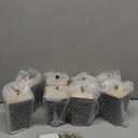 Hoteam Set of 8 Wood Furniture Legs 4 Inch Square Furniture Couch Sofa Dresser Legs Mid-Century Chair Feet Sofa Replacement Parts for Sideboard Recliner Coffee Table DIY Projects Living Room (Brown)