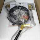 1-Light Wall Sconce Light, Black and Gold Bathroom Vanity Lights Modern Wall Light Fixture with Clear Glass Shade, Wall Lamp for Bathroom Living Room Hallway Bedroom