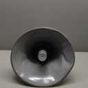 Pyle PA Horn Speaker - 16' 80W Compact Loud Sound Megaphone with 400Hz-5KHz Frequency, 16 Ohm, 100V/70V Transformer, Mounting Bracket, Ideal for Indoor/Outdoor Audio Systems (PHSP16, Gray)