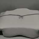 DONAMA Cervical Pillow for Neck and Shoulder,Contour Memory Foam Pillow,Ergonomic Neck Support Pillow for Side Back Stomach Sleepers with Pillowcase (Queen Size, Grey)