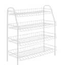 4-tier Wire Closet Shelf, White, 11.5 X 25 X 27.88-in.
