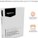 2 x Amazon Basics Multipurpose Copy Printer Paper, 8.5 x 11 Inches, 20 lb, 92 Bright, White, 1 Ream (500 Sheets), Jam-Free