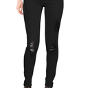 Hybrid & Company Women’s Classic Denim Mid Rise Skinny Jeans Super Stretch Pants, 16