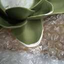 Boston International Stoneware Tealight Holder Decorations for Home Spa Meditation, 5.5", Sage Flower