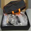 35PCS Griddle Accessories Kit, Flat Top Grill Accessories Set for Blackstone and Camp Chef, Grill Spatula Set with Enlarged Spatulas, Basting Cover, Scraper for Outdoor Barbecue