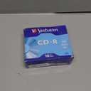 Verbatim Cd-R Recordable Disc, 700 Mb/80 Min, 52x, Slim Jewel Case, Silver, 8/Pack