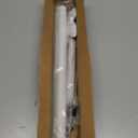 BeBecome Sliding Door Security Bar17-50 inch Adjustable Patio Door Security bar with Rubber Tips Apartment Bedroom Bottom of Door Heavy Duty Interior White